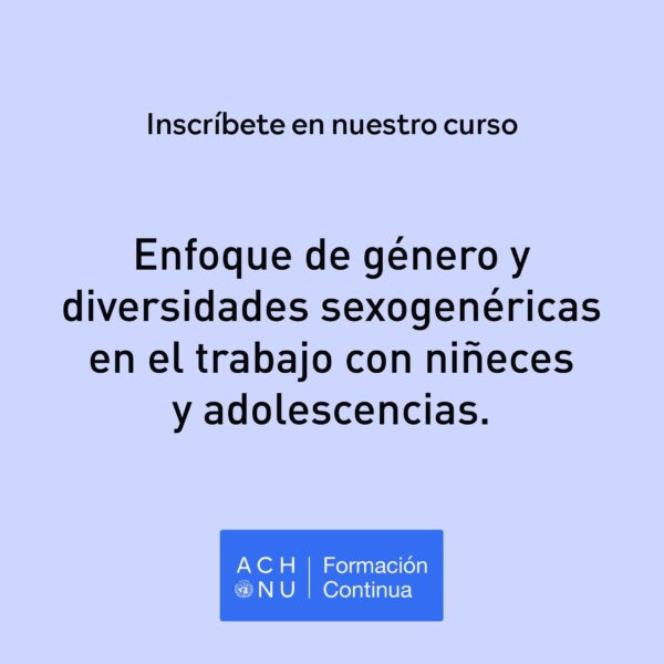 Curso | Enfoque de género y diversidades sexogenéricas en el trabajo con niñeces y adolescencias | 2da versión.